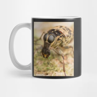 Unique and organic close-up of a fungus weevil (Anthribidae) Mug